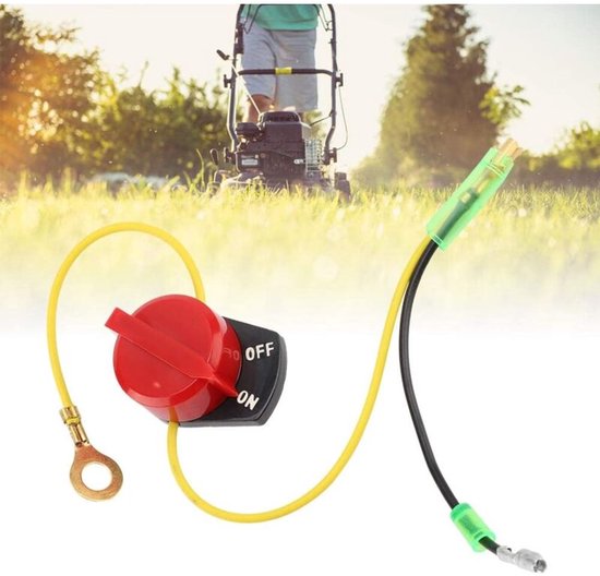 Geschikt voor Motorstopschakelaar voor Gx110 Gx120 Gx160 Gx200 Gx240 Gx270 Gx340 Gx390 Kill Aan Uit Uit Stopknop，100pcs van Onbekend. — afbeelding 2