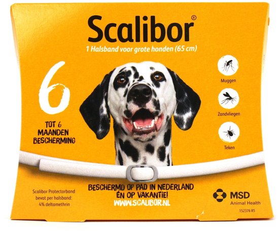 Intervet Tekenband Scalibor grote rassen - Large (65 cm)
