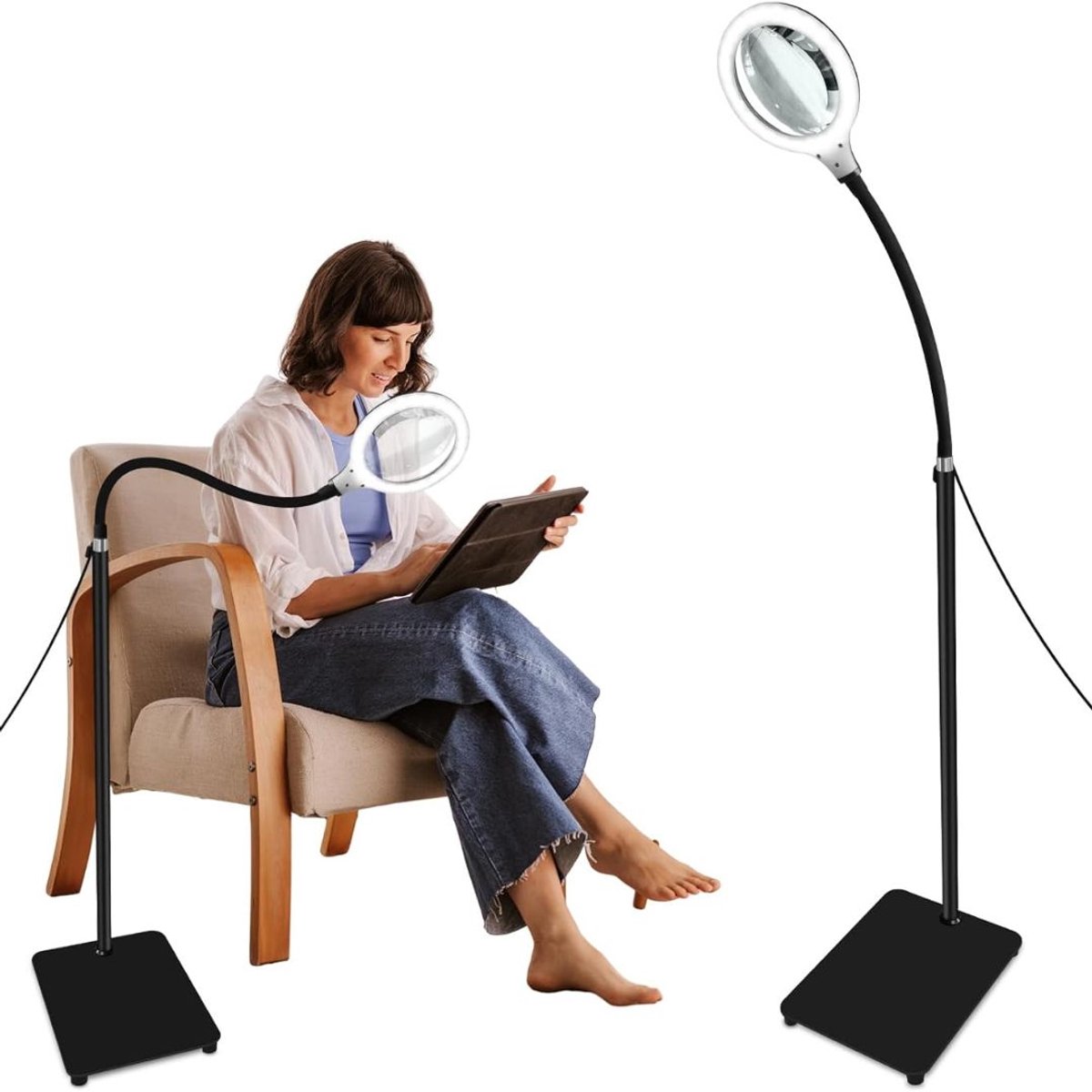 Loeplamp met Standaard - Lamp met Led Verlichting
