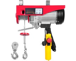 Elektrische Takel, 1320 Pond Capaciteit, 1150w 220v Staalkabel Lier, 40ft Hefhoogte, Zuiver Koper Motor, Garage, Magazijn, Fabriek