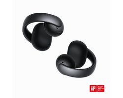 soundcore AeroClip by Anker, Oordopjes met open oor, clip-on hoofdtelefoon, adaptief comfort, heldere gesprekken met 4 microfoons en AI, stabiele pasvorm, 12 mm drivers voor helder geluid, open