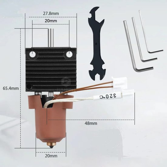 Creality Officiële Sprite Extruder Pro Dual Gear Feeding All Metal Design 3.5