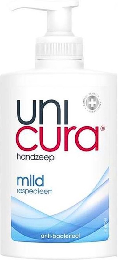 Unicura - Vloeibare Zeep Mild - Verzachtend - 250 ml - Bulkverpakking - 10 stuks