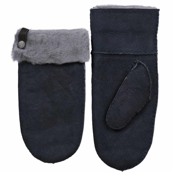 Mitaines en peau d'agneau Grijs Couleur : Grijs Taille : XXL