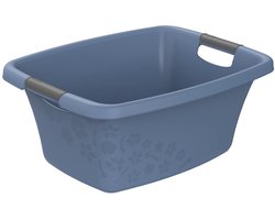 Rotho Flowers Wasmand 25L Horizon Blauw