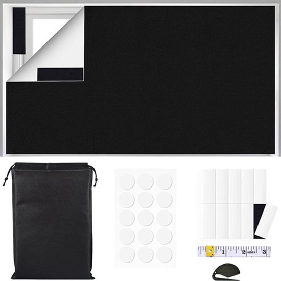 300 x 150 cm draagbare verduisterende jaloezieën voor ramen