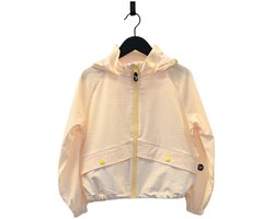 Ducksday - Windbreaker Zomerjas Dames - Windstopper - Windjack - Waterafstotend - UV-Werend - Ademend - Reflector - Lemonade - Licht geel - Maat Large