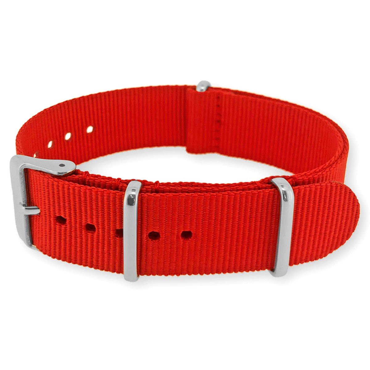 NATO Horlogeband G10 Military Nylon Strap - Original NATOS.com® - Rood 22mm