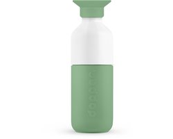 foto van Dopper Steel Drinkfles - 350ml - Fresh Green - Roestvrij staal
