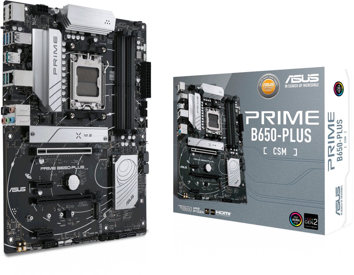 ASUS PRIME B650-PLUS-CSM AMD B650 Socket AM5 ATX