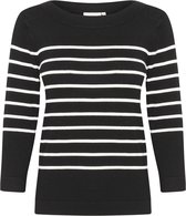 Kaffe KAlizza boatneck pullover Dames Trui - Maat L