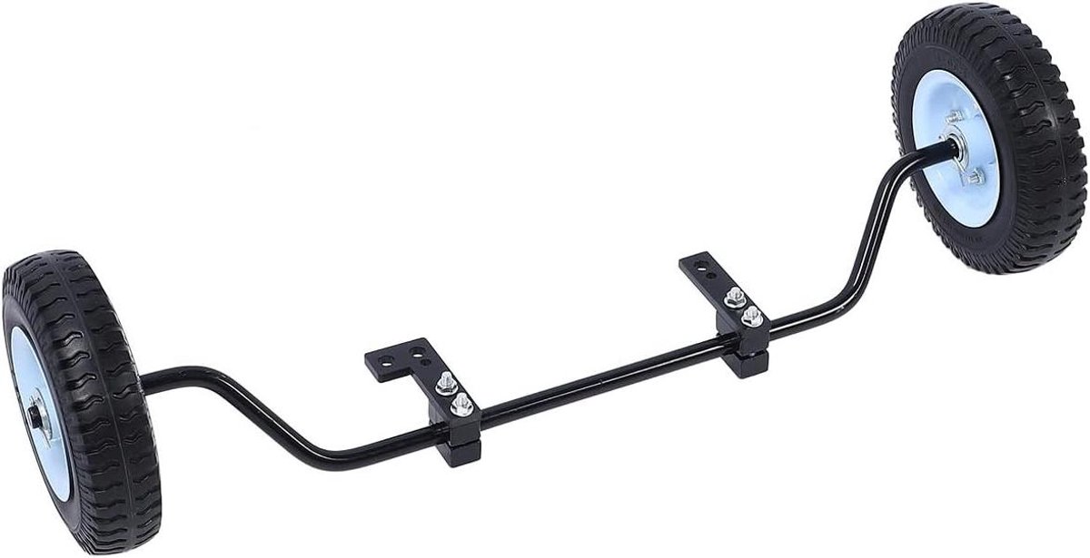 Crossmotor Trainingswiel - Zijwielen Motor - Motorrijden Leren - Verstelbare Hoogte - 8 inch - Zwart