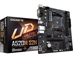 Motherboard Gigabyte A520M S2H mATX AM4 AMD Socket AM4