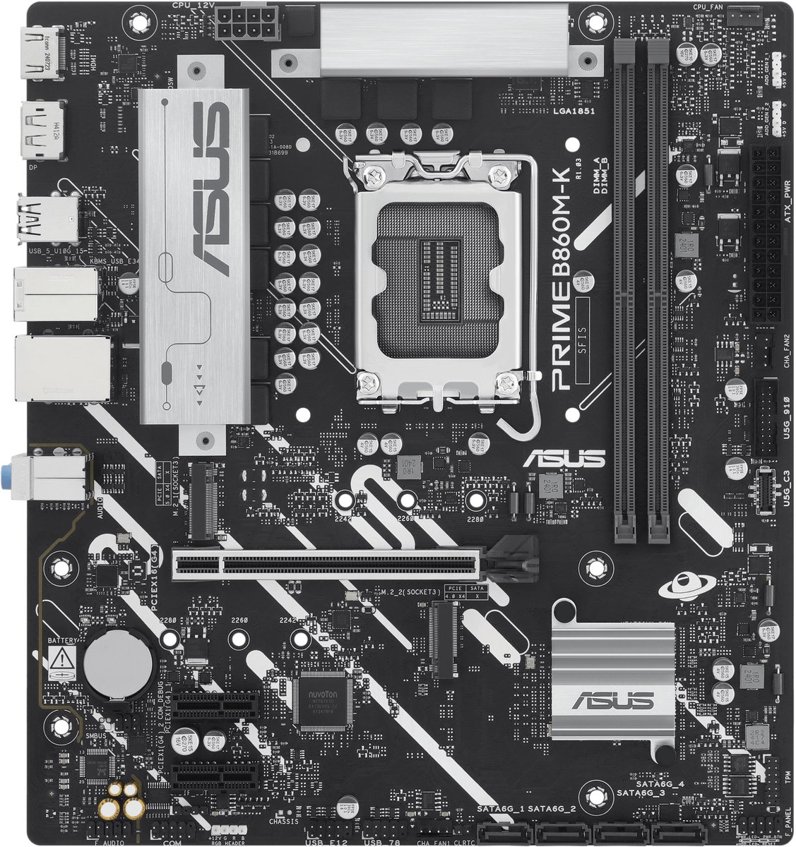 ASUS PRIME B860M-K moederbord