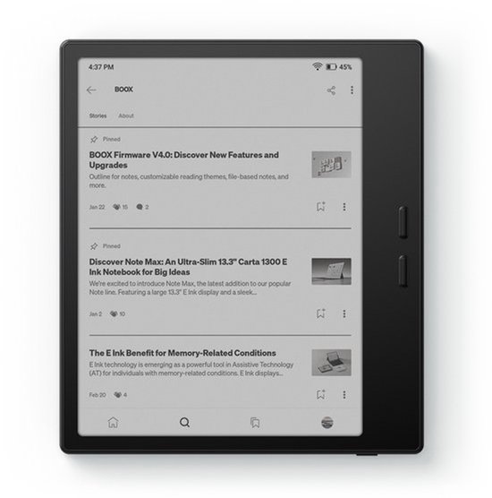 2e Kansje BOOX Go 7 - Zwart - Play Store, geschikt voor schrijven, bladerknoppen, 300 DPI van Merkloos — afbeelding 5