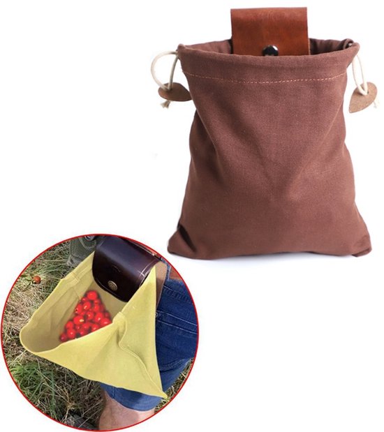 Canvas tuin jungle fruit pluktas buiten camping opbergtas — afbeelding 3