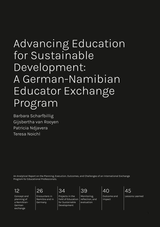 Advancing Education for Sustainable Development - cover