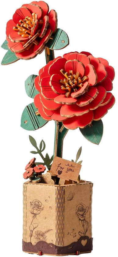 Robotime Red Camellia TW031