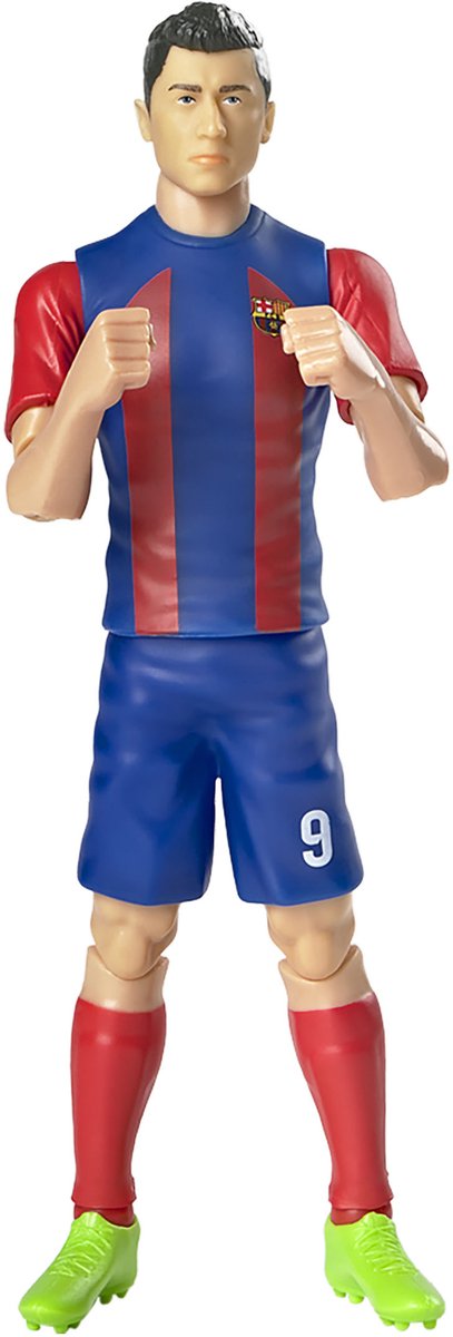 Sockers Voetbalfiguur fc barcelona robert lewandowski, 20cm
