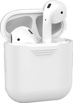 Hoes voor Apple AirPods Hoesje Siliconen Case Cover - Transparant
