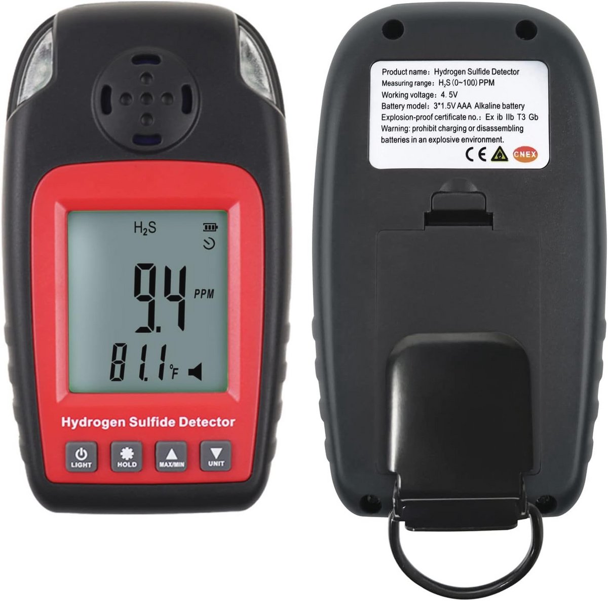 Digitale H2S Monitor voor Nauwkeurige Gasdetectie in Diverse Omgevingen
