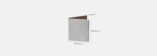 Luxe Magnetische Beschermhoes voor Boox Go Color 7 - Grijs - met Wakeup/sleep functie van BOOX — afbeelding 2