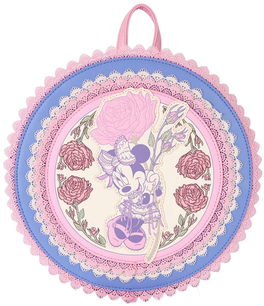 Loungefly Disney by Loungefly Mini Backpack Minnie Floral and Lace Bags