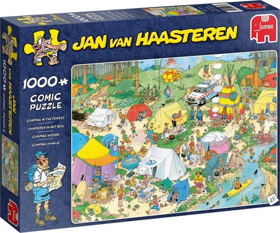 auditorium Serie van Oprechtheid Jan van Haasteren Kamperen in het Bos puzzel - 1000 stukjes | bol.com