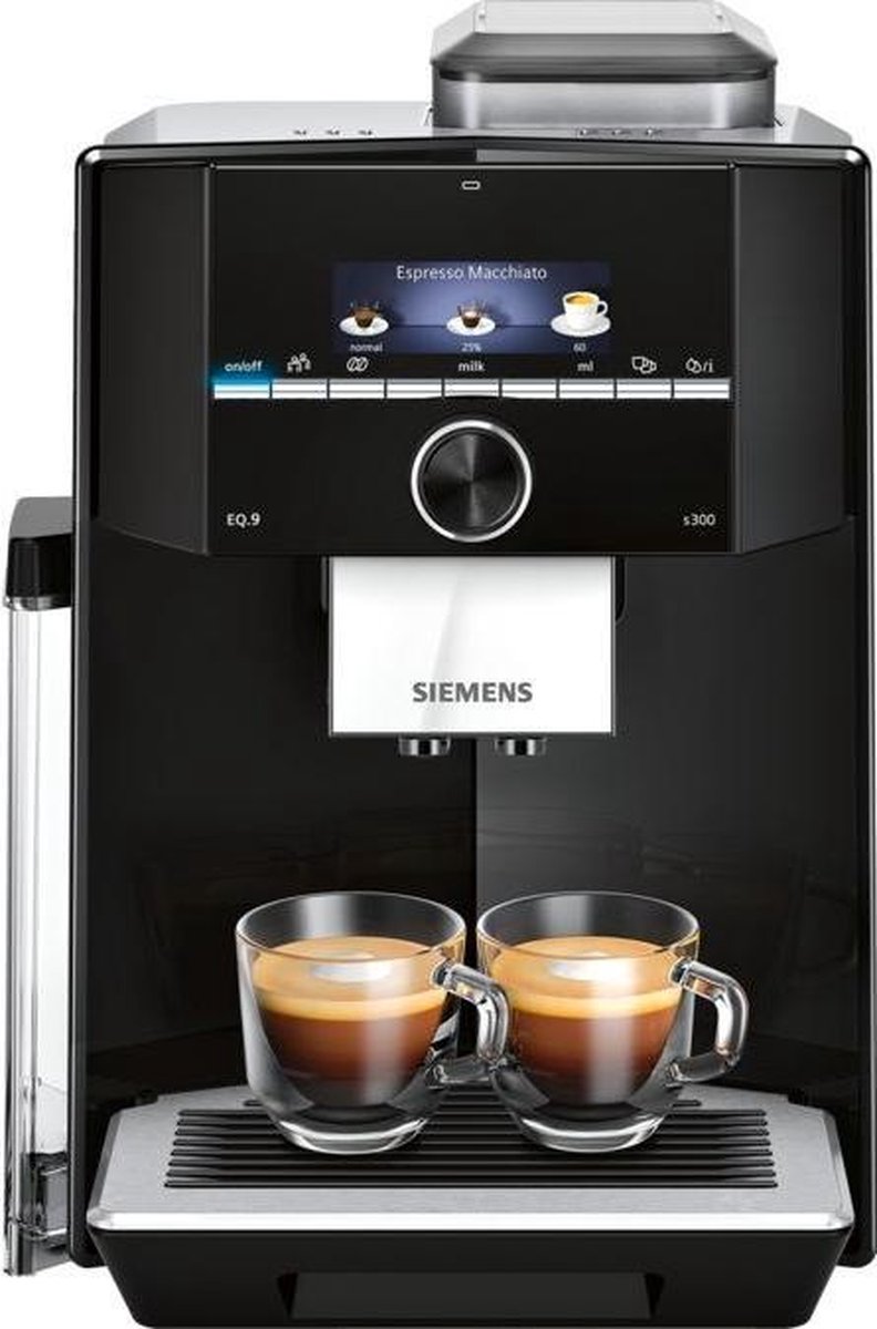 Siemens EQ.9 S300 TI923309RW - Volautomatische espressomachine - Zwart |  bol.com