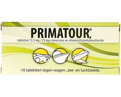 Primatour Bij Reisziekte - 1 x 10 tabletten