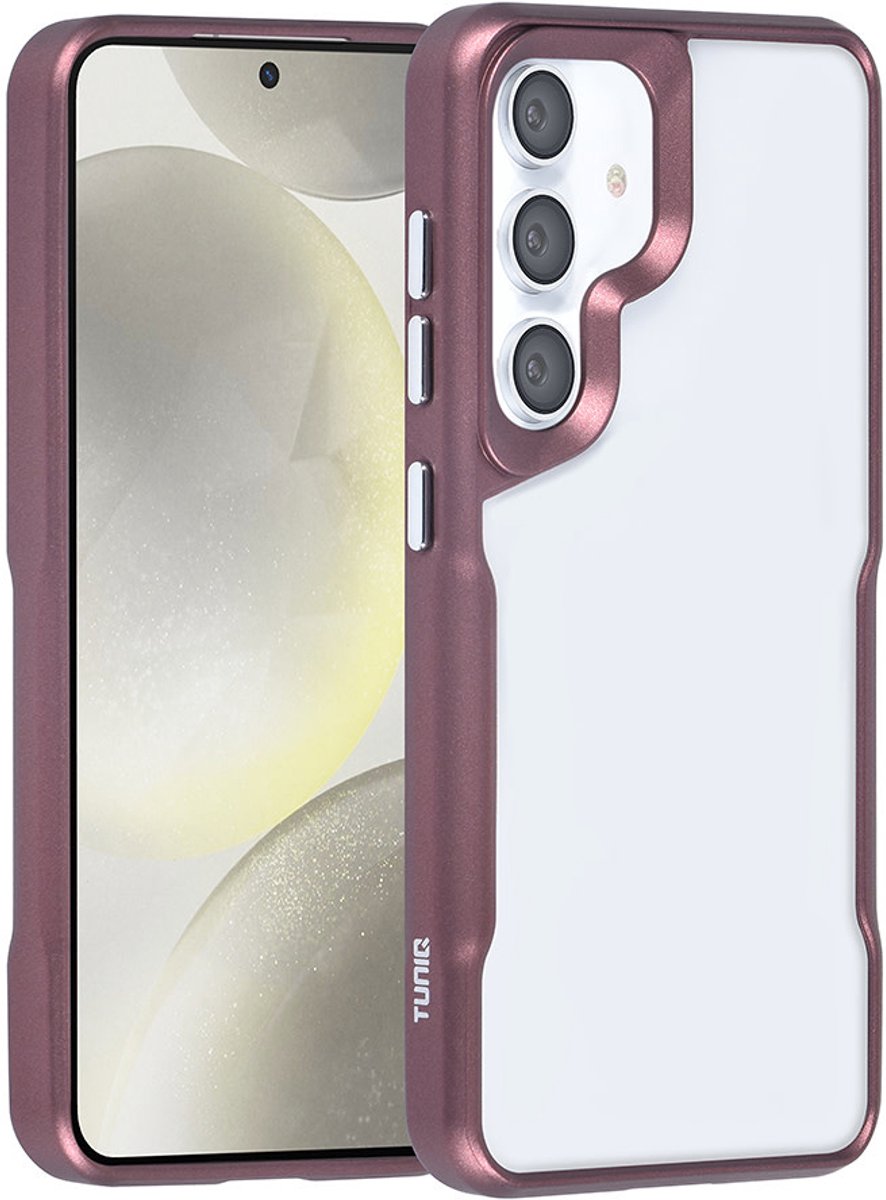 TUNIQ telefoonhoesje voor Samsung Galaxy S24 - Siliconen backcover - Rood