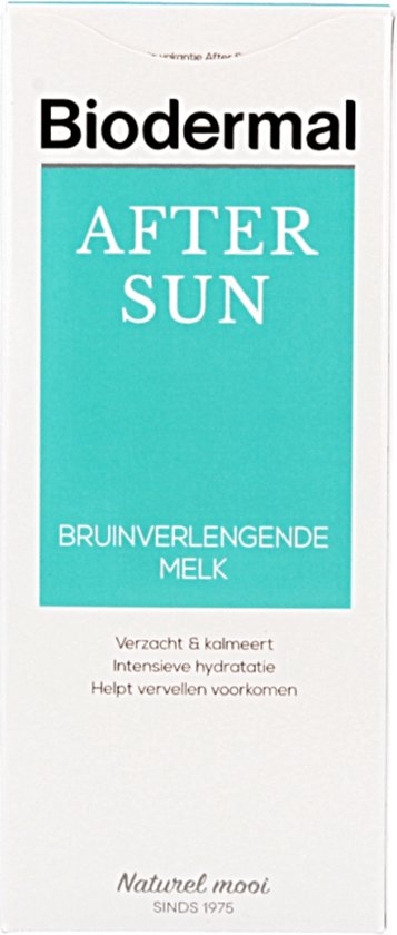 Biodermal Aftersun Bruinverlengende melk - aftersun met kalmerende panthenol (provitamine B5) - 200ml
