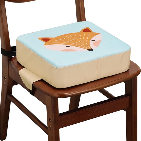 Stoelverhoger voor Eetkamerstoel - Zitverhoger Peuter Eettafel - Kinderen - Booster Seat - Zitkussen Tafel - Zitverhoger Voor Kinderen & Volwassenen - Stoelverhogers Voor Eettafel - Memory Foam Verhoogkussen - Ergonomisch Comfort