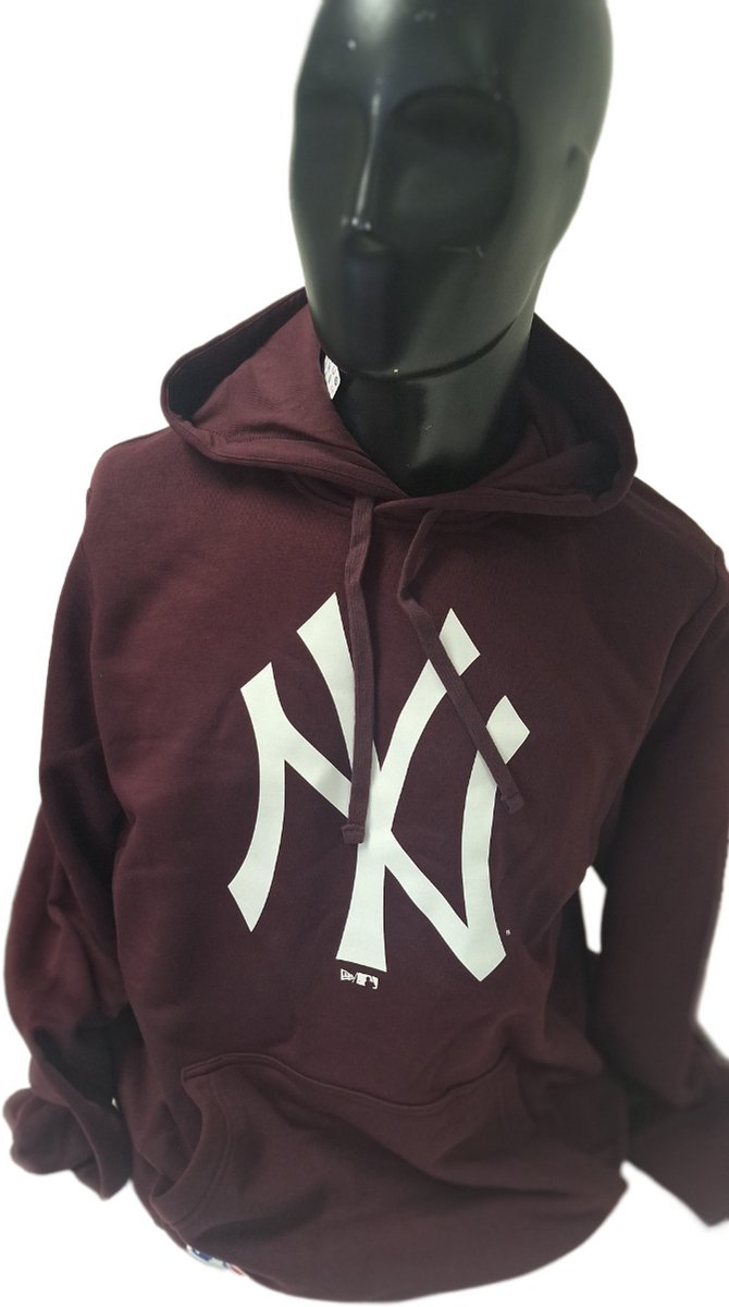 YANKEES-NEW ERA-HONKBAL-HOODY-AUBERGINE Paars
