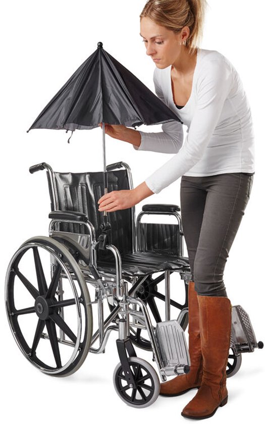 VITILITY Paraplu / parasol- voor kinderwagen - voor rolstoel - Rollatoraccessoire van Vitility — afbeelding 5