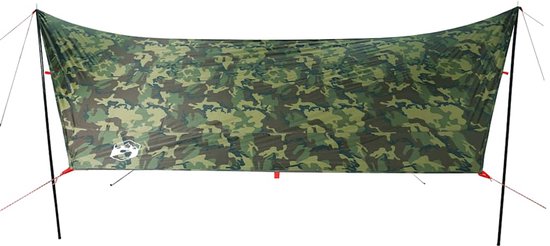 vidaXL - Kampeerluifel - waterdicht - 438x376x212 - cm - camouflage van Vidaxl — afbeelding 5