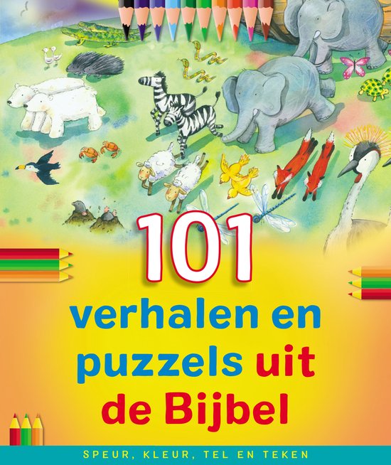 101 verhalen en puzzels uit de Bijbel - cover