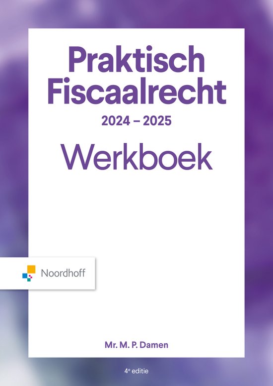 Praktisch Fiscaalrecht 2024-2025 Werkboek - cover