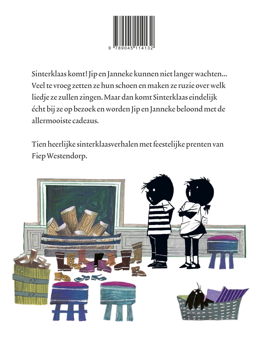 Jip en Janneke - Sinterklaas komt! - back cover