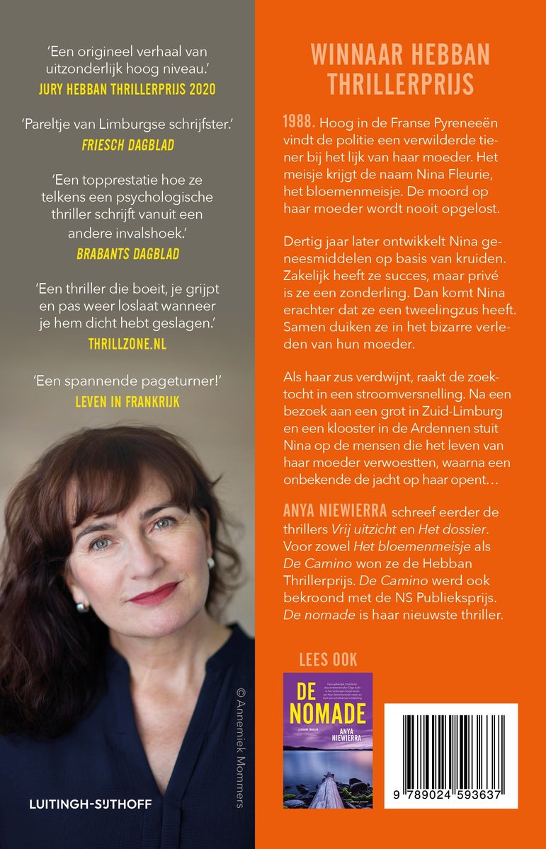 Het bloemenmeisje - back cover