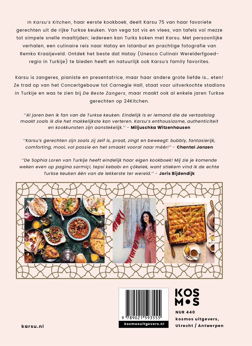 Karsu's Kitchen - back cover