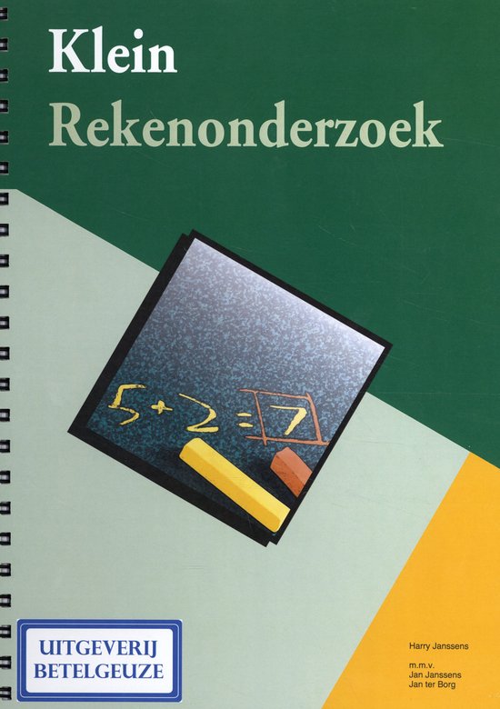 Klein rekenonderzoek - cover