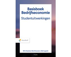 Basisboek Bedrijfseconomie, Studentenuitwerkingen
