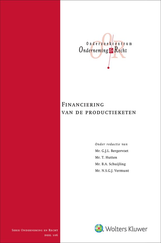 Financiering van de productieketen - cover