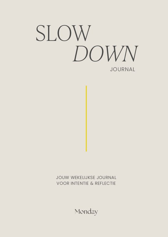 Slow Down Journal | bol