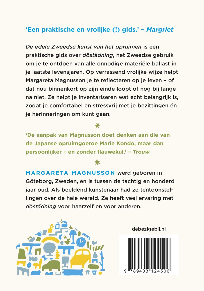 De edele Zweedse kunst van het opruimen - back cover