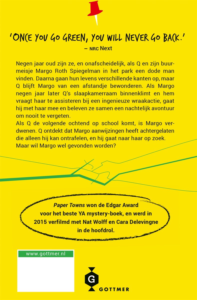 Paper Towns - back cover