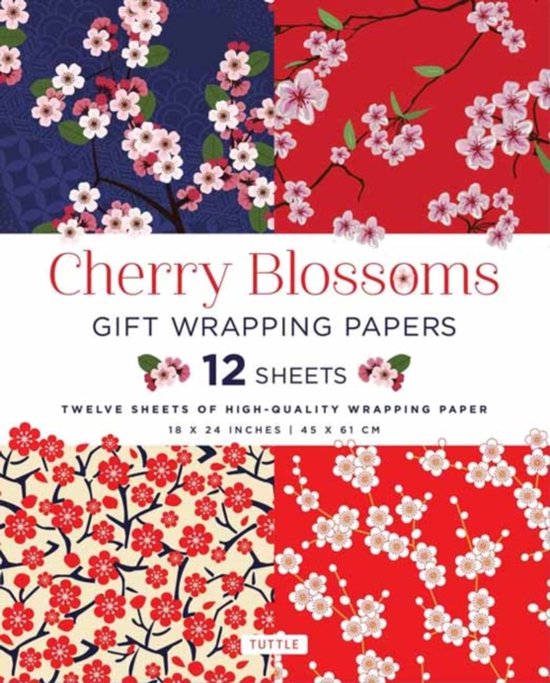 Cherry Blossoms Gift Wrapping Papers HighQuality 18 X 24 Inc ... - cover