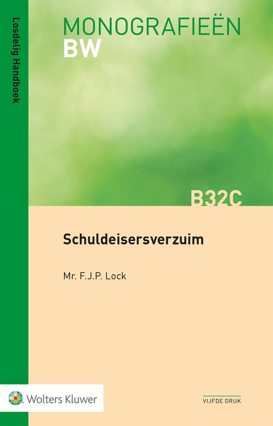 Schuldeisersverzuim - cover