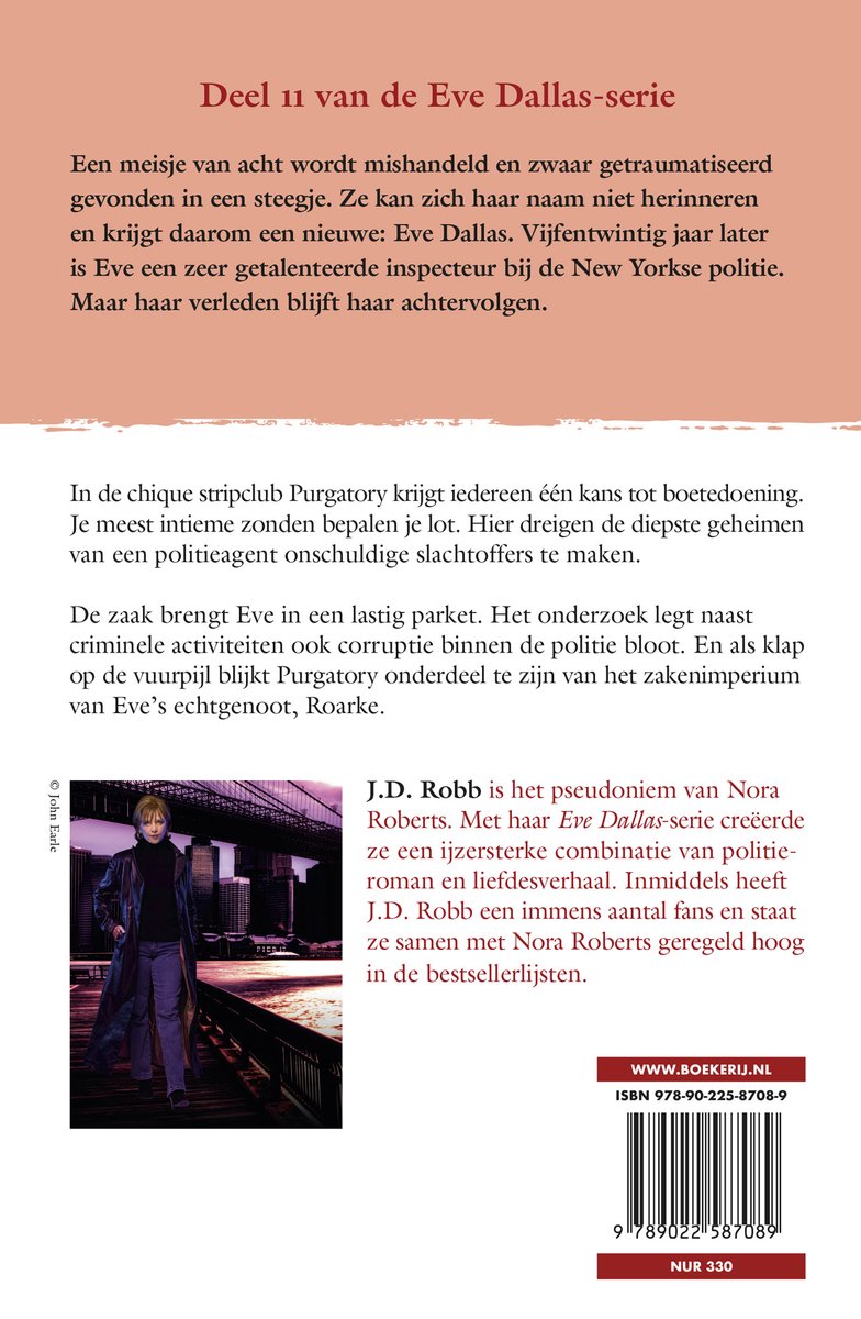 Eve Dallas 11 - Rechtvaardig vermoord - back cover